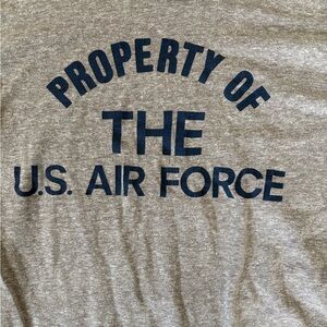 Vintage 80s Property of Air Force ROTC  Shirt Womens Medium Made in USA Tee